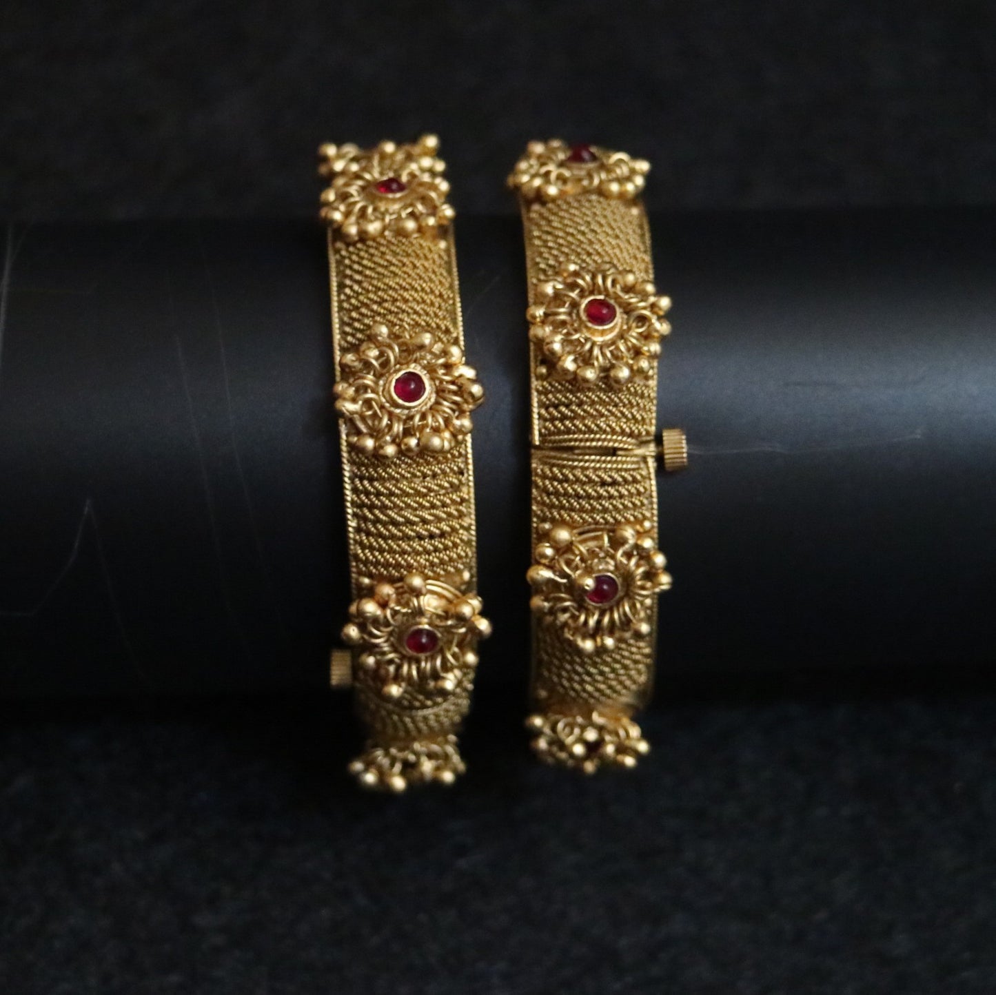 Ruby Bloom Antique Bangles