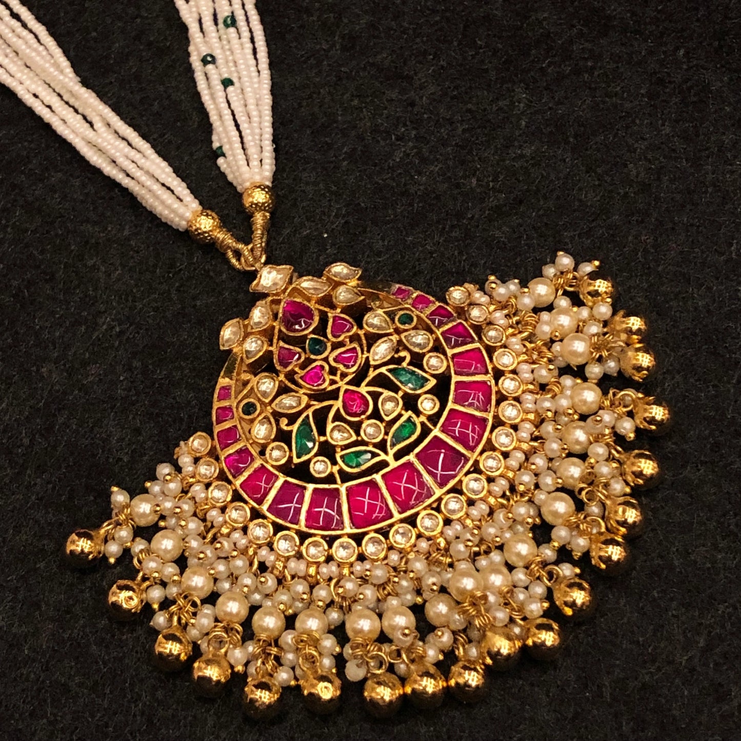 Meherbaan Jadau Antique Bridal Necklace Set