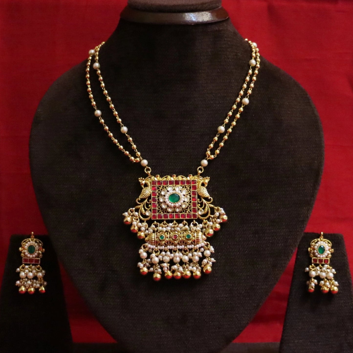 Tilism Antique Maharani Necklace Set