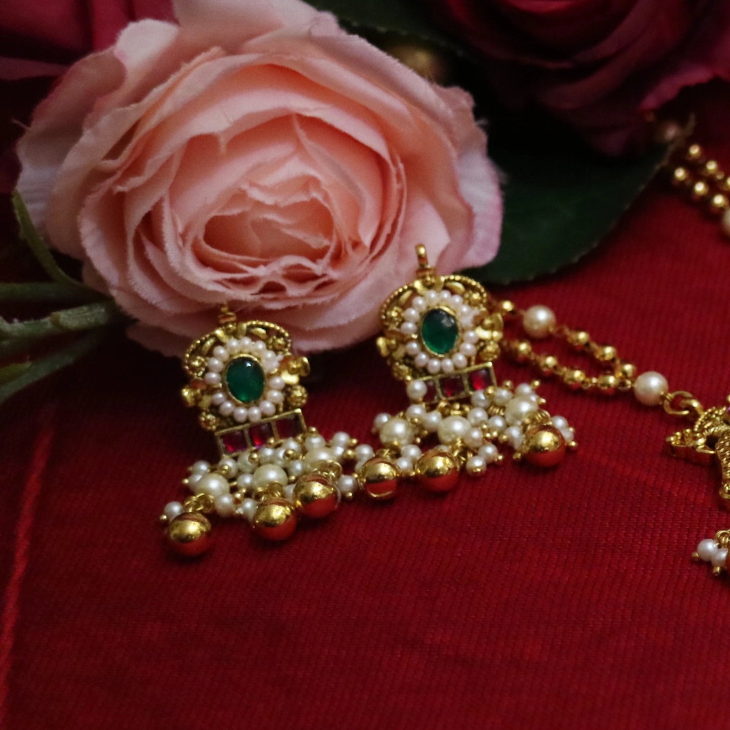 Tilism Antique Maharani Necklace Set