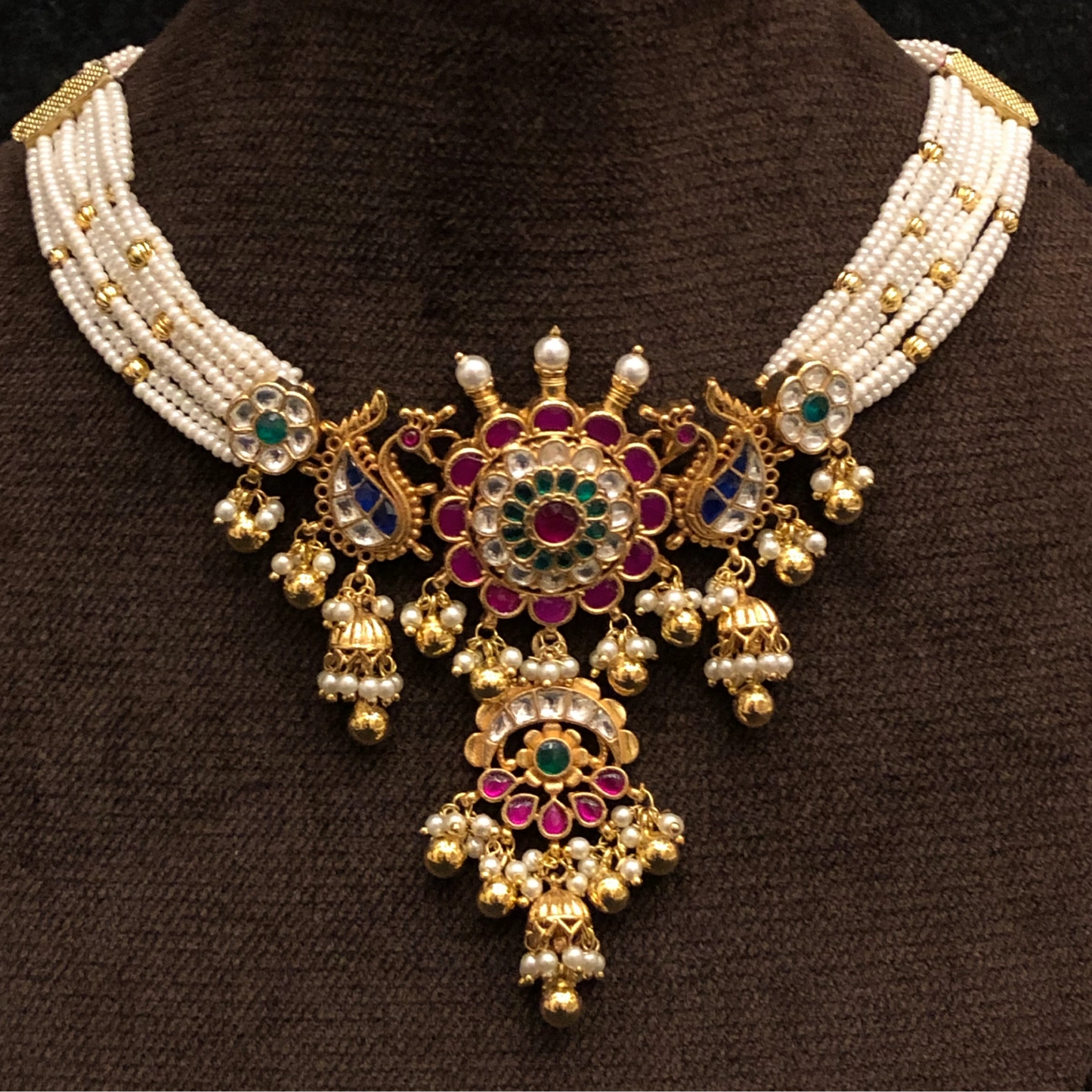 Gulnaar Mehraab Jadau Bridal Necklace Set
