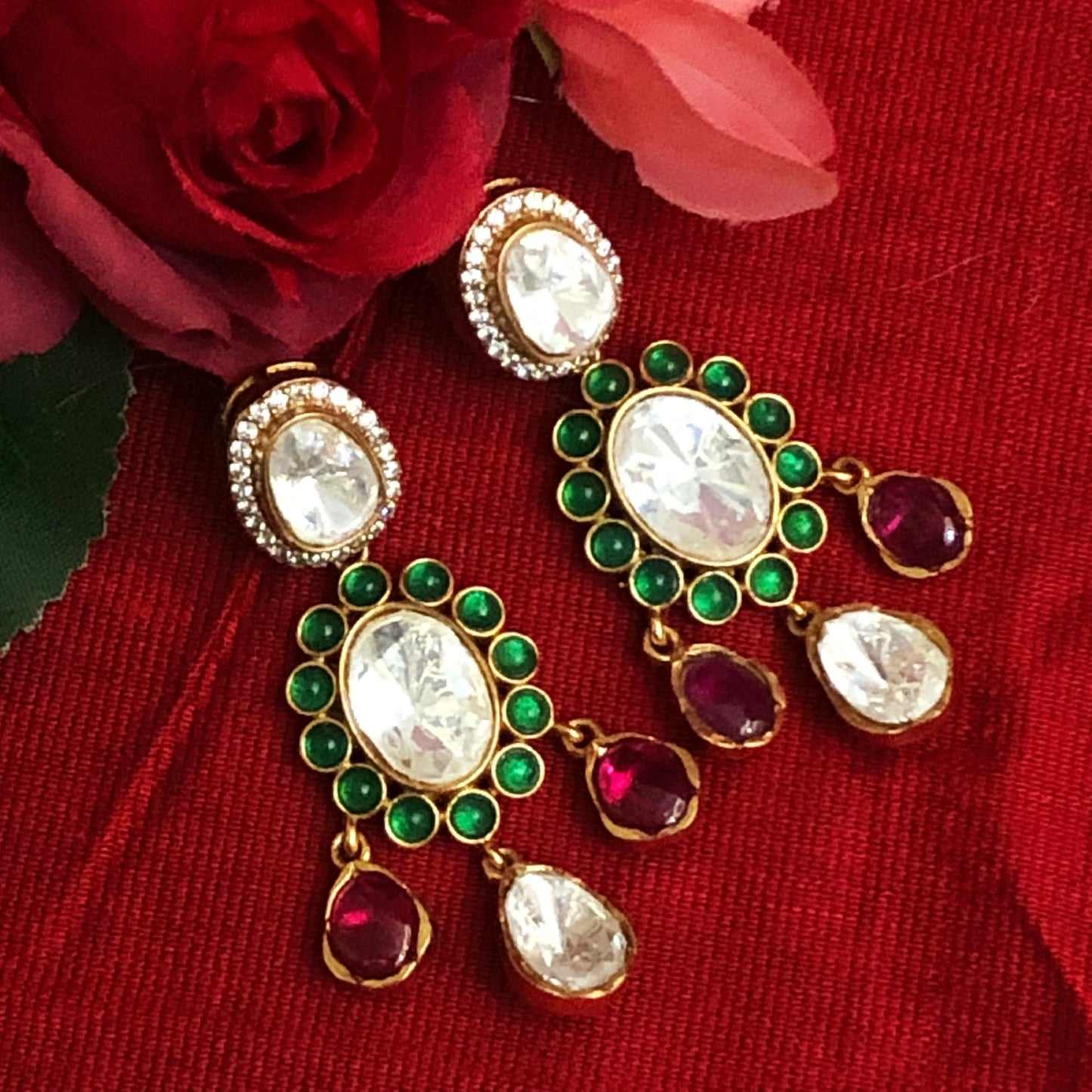 Regal Polki Heritage Necklace Set