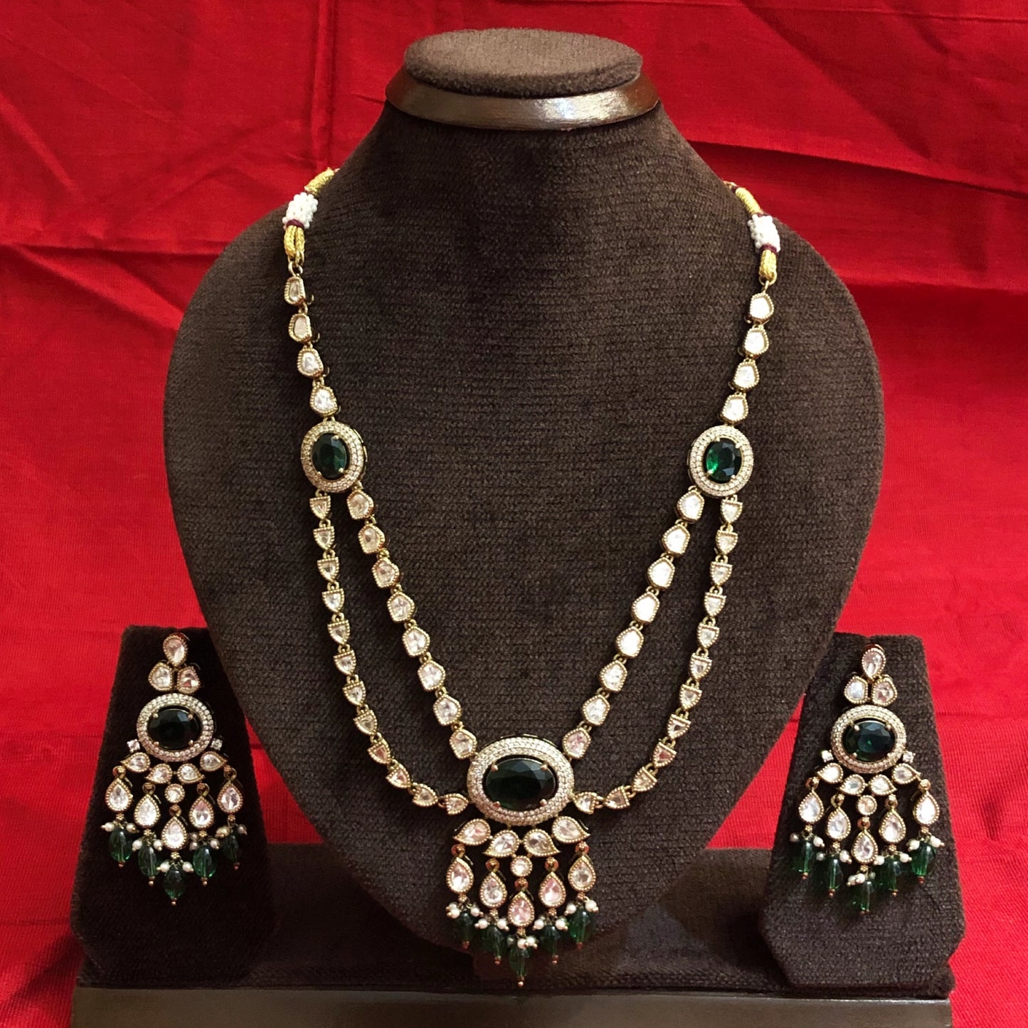 Royal Polki Bridal Necklace Set