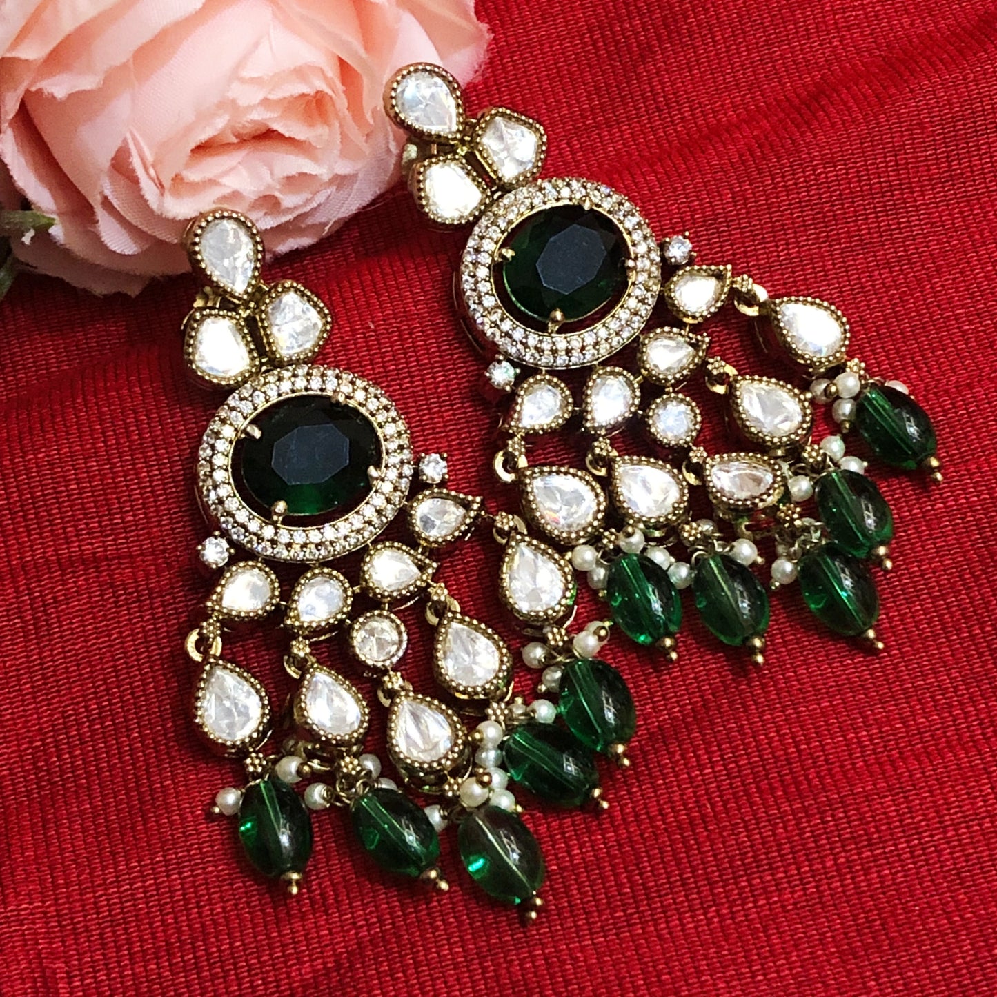 Royal Polki Bridal Necklace Set