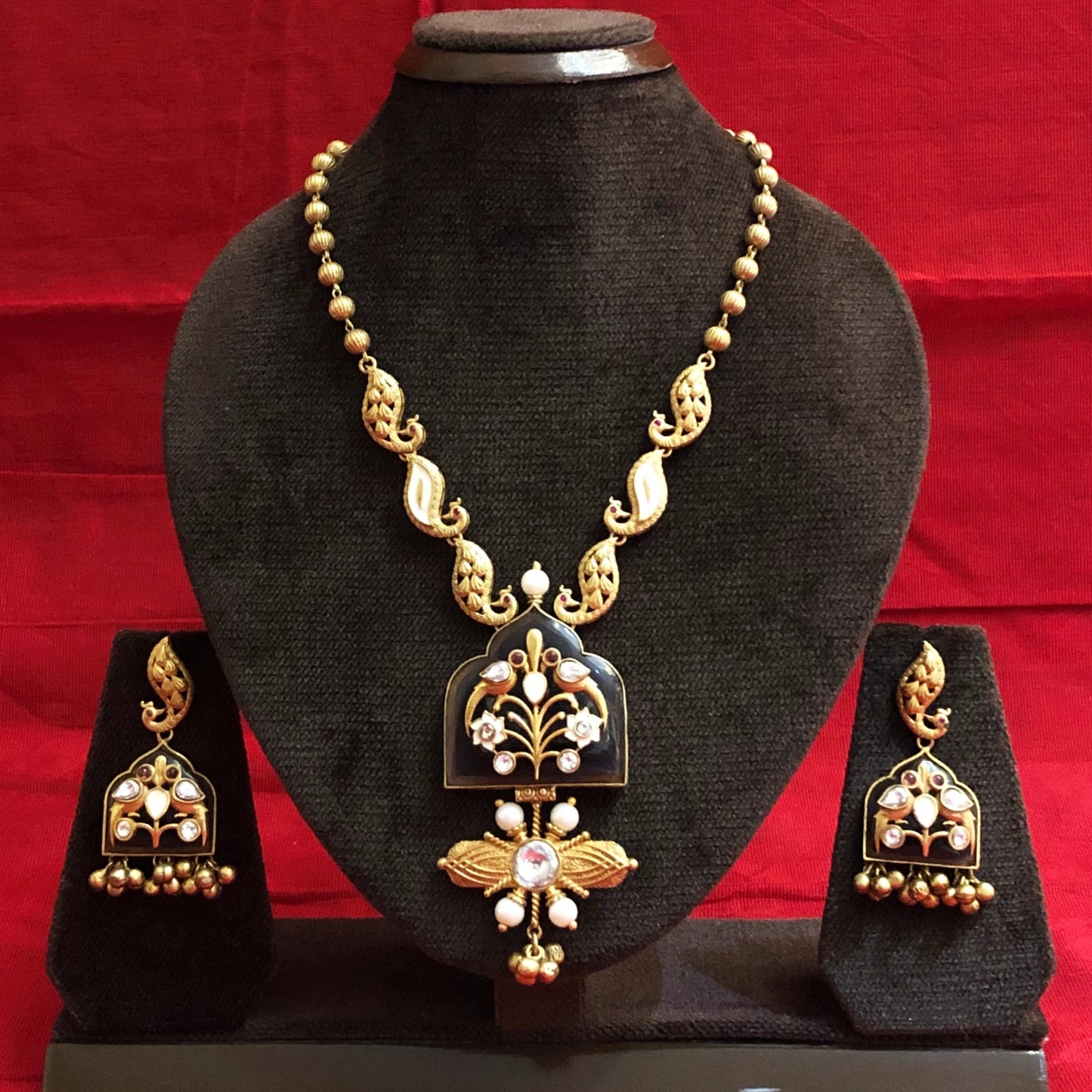 Regal Polki Heritage Necklace Set