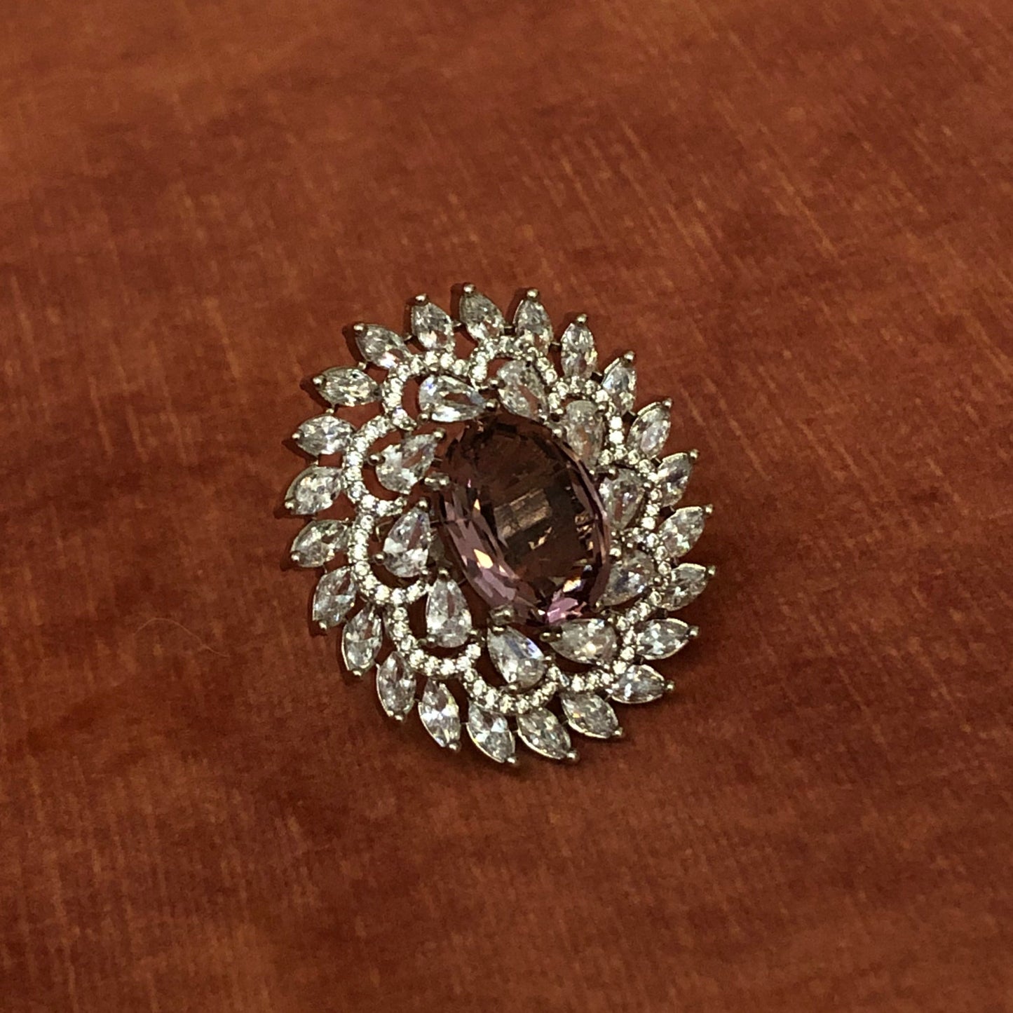 Pink Sapphire Cocktail Ring
