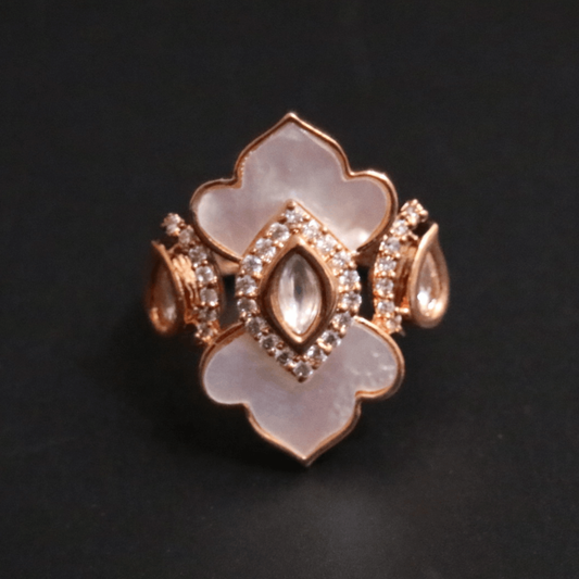 Marquisephool Zircon Bloom Ring