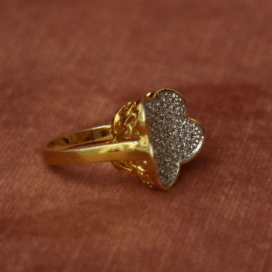 Dilara Spark Zircon Heart Ring