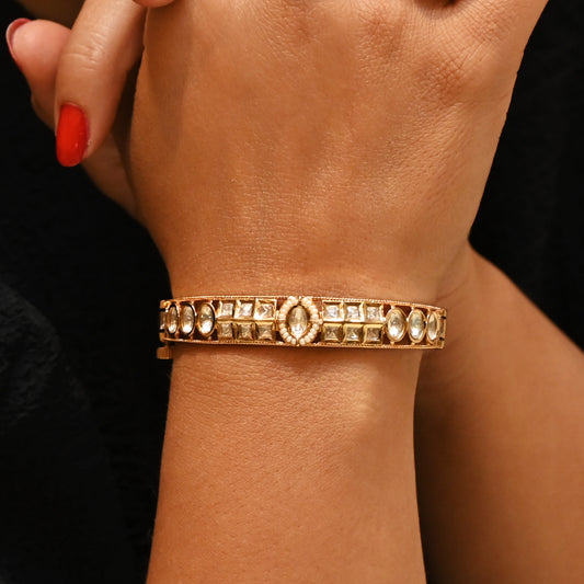 Traditional Kundan Bangle Bracelet