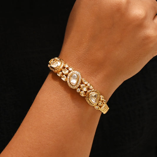 Heritage Polki Cluster Bracelet