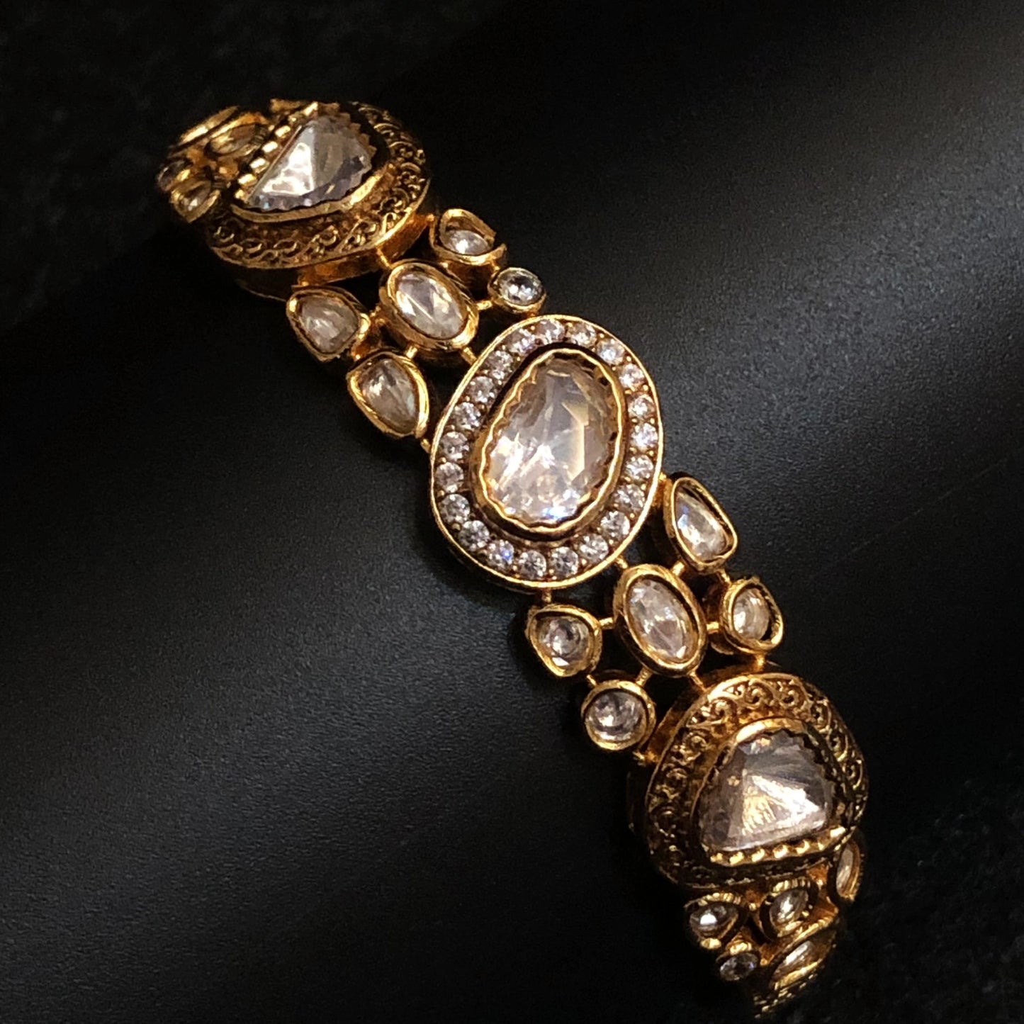 Heritage Polki Cluster Bracelet