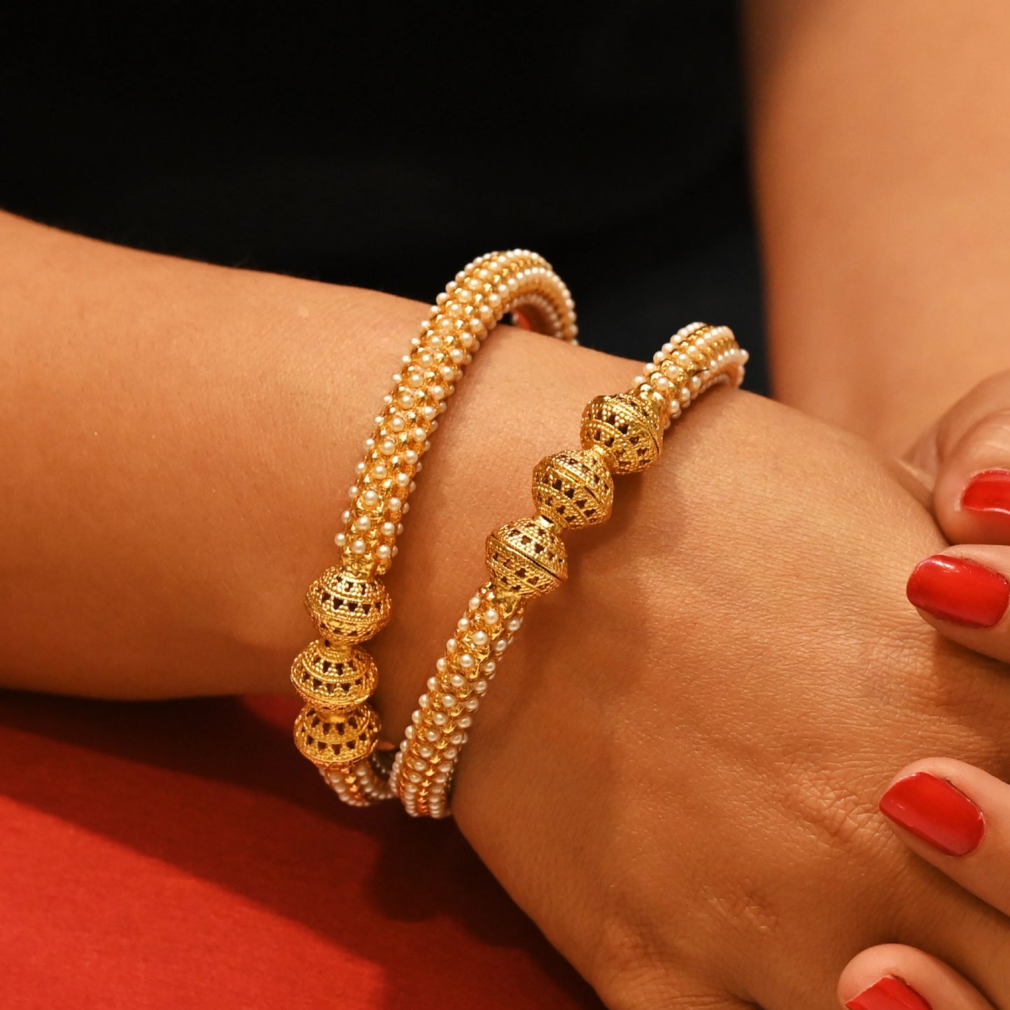 Royal Pearl Antique Kada