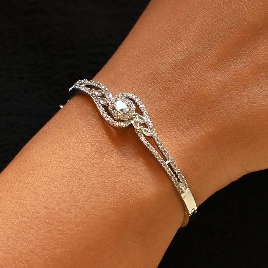 Sparkling Zircon Elegance Bracelet