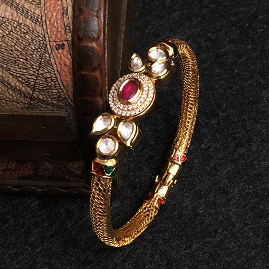 Ruby Royalty Jadau Bracelet
