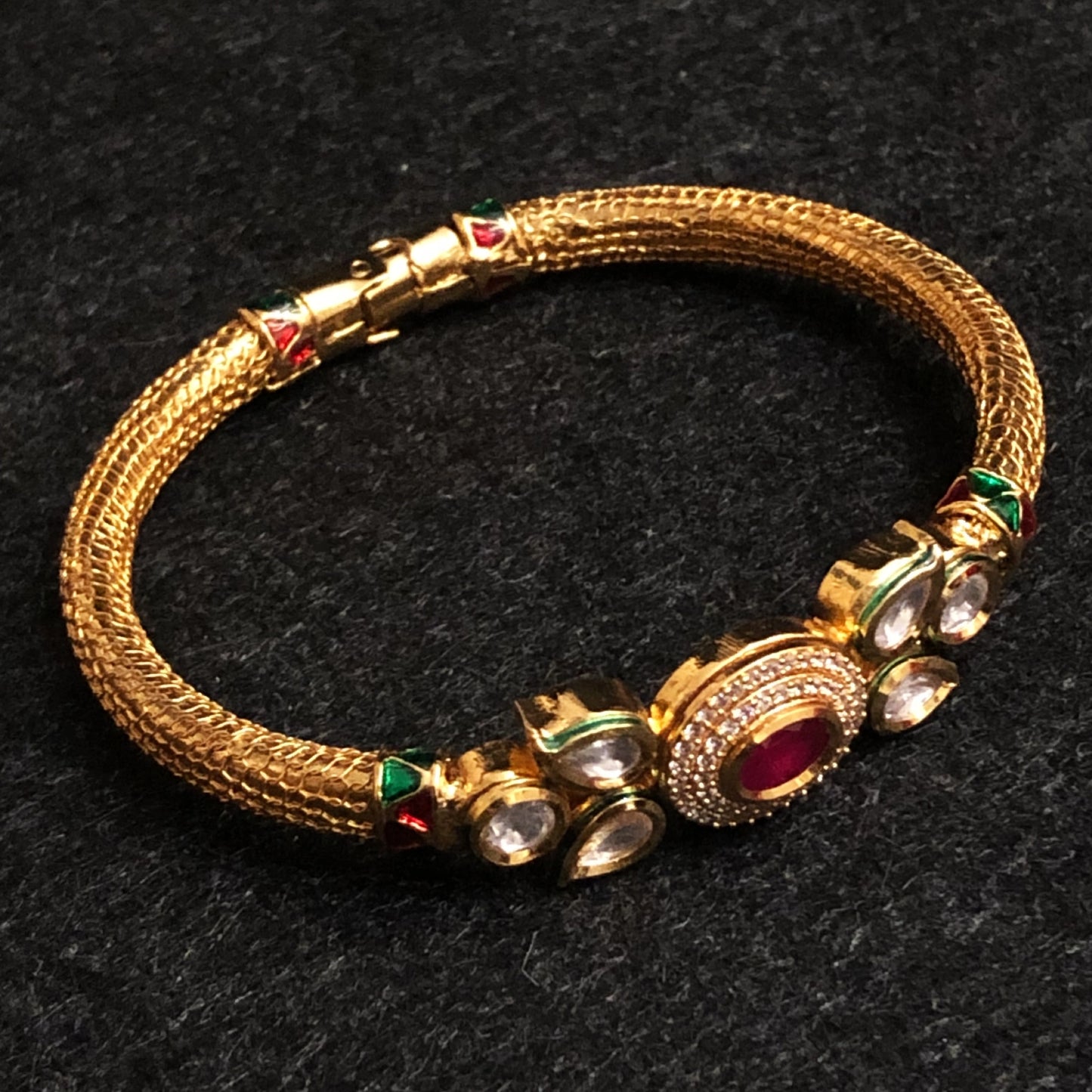 Ruby Royalty Jadau Bracelet