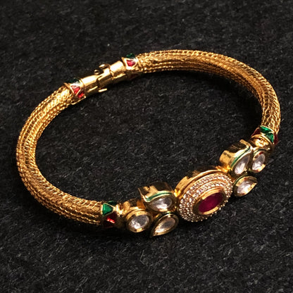 Ruby Royalty Jadau Bracelet