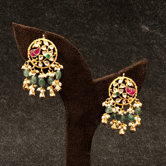 Gulmehfil Mehraab Jadau Earrings