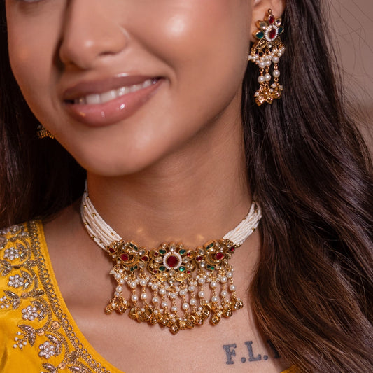 Heer Mehraab Jadau Necklace Set