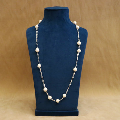 Pearl Whisper Chain Minimal Necklace