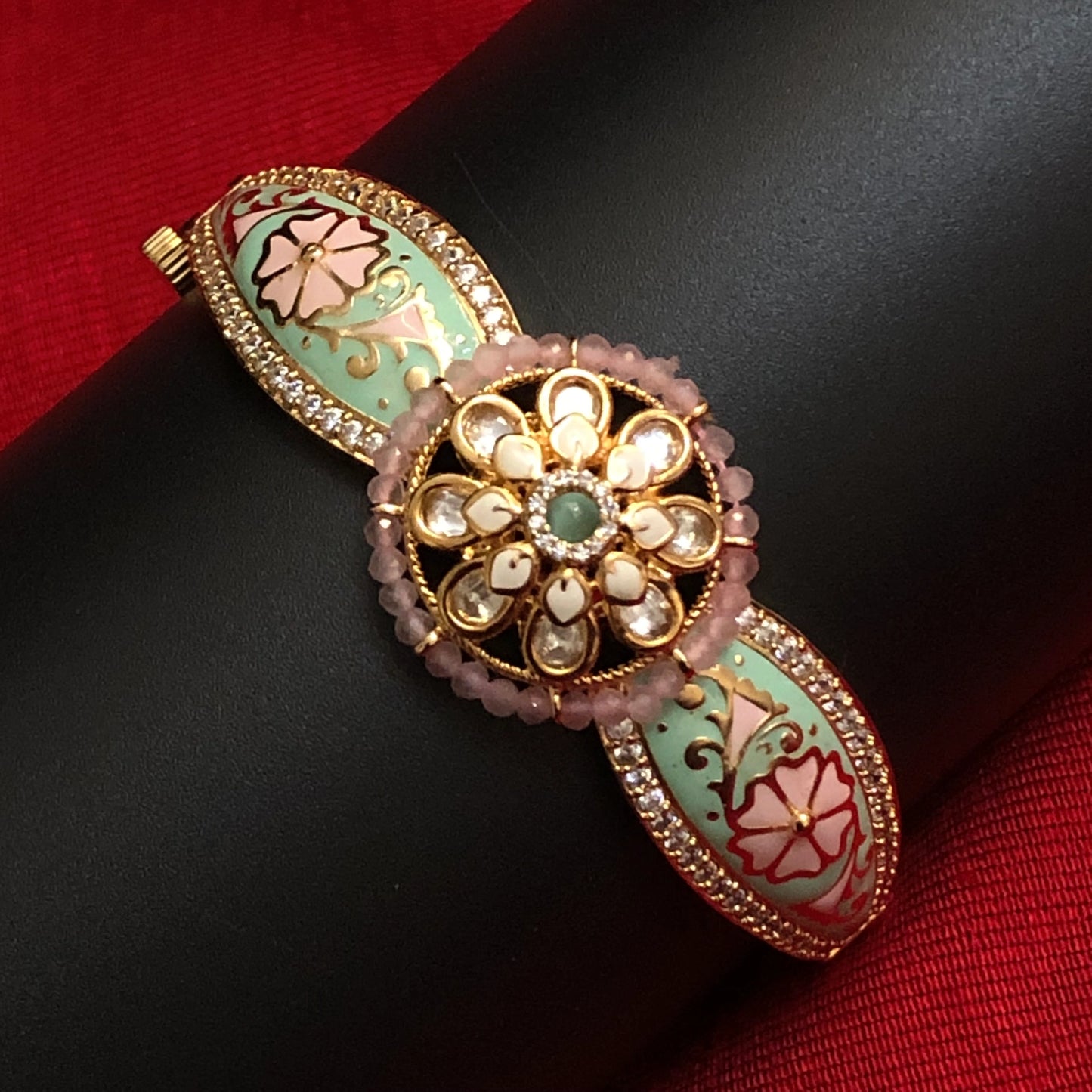 Mehraabi Phoolda Jadau Heritage Bracelet