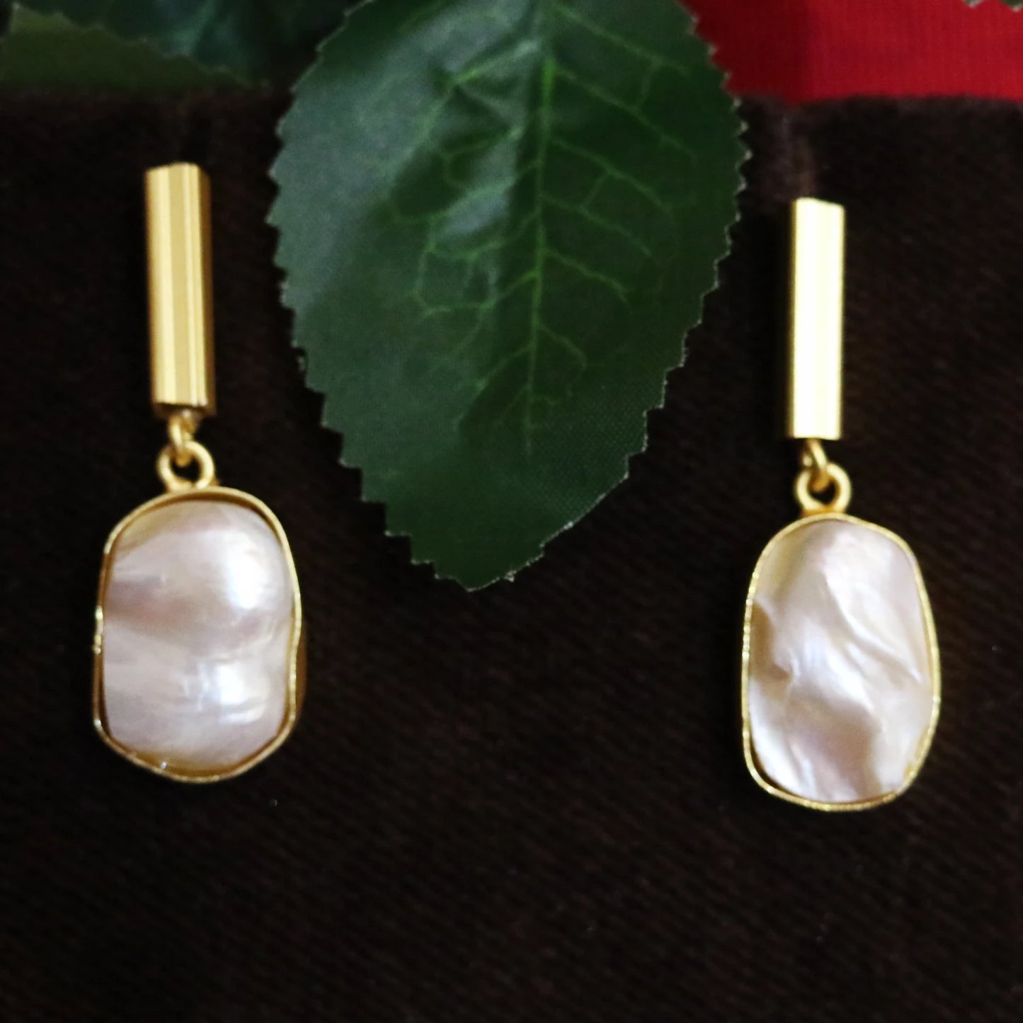 Baroque Pearl Drop Earrings