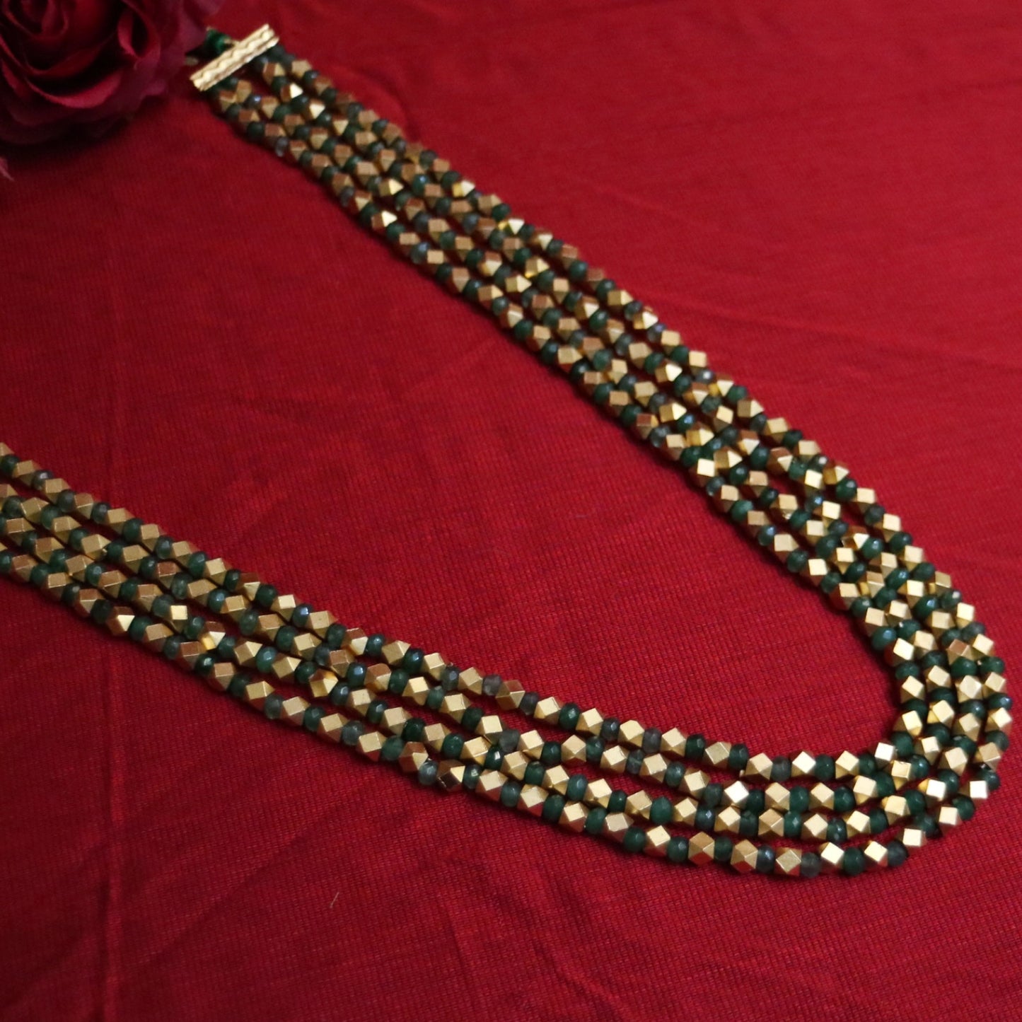 Verdant Antique Heritage Mala