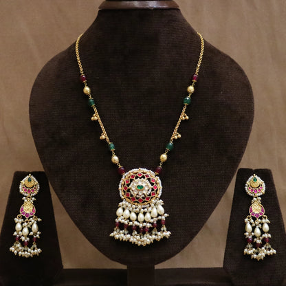 Royal Saanjh Jadau Bridal Necklace Set