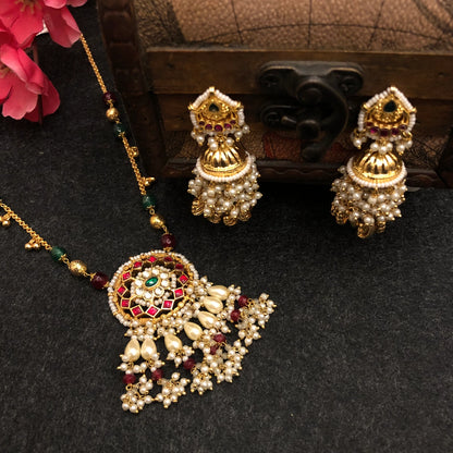 Royal Saanjh Jadau Bridal Necklace Set