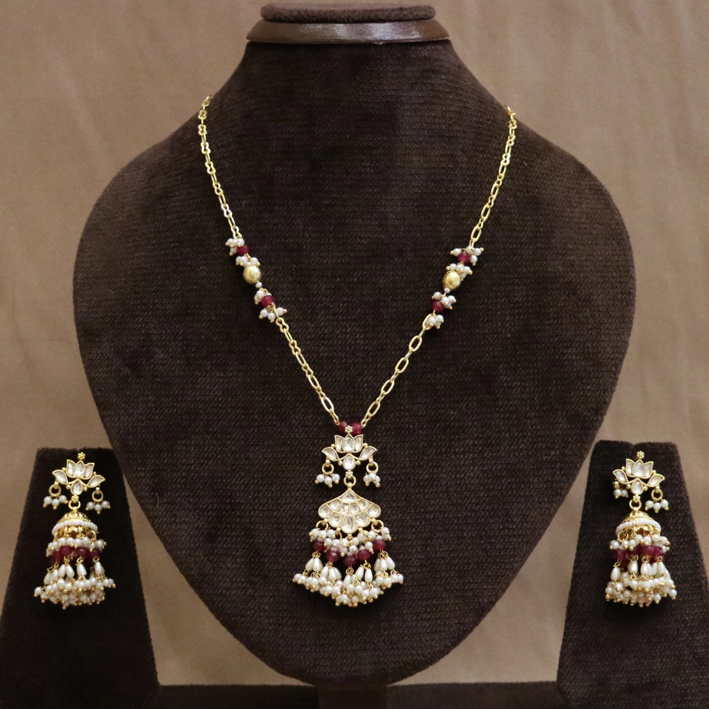 Gulzar Rooh Jadau Bridal Necklace Set