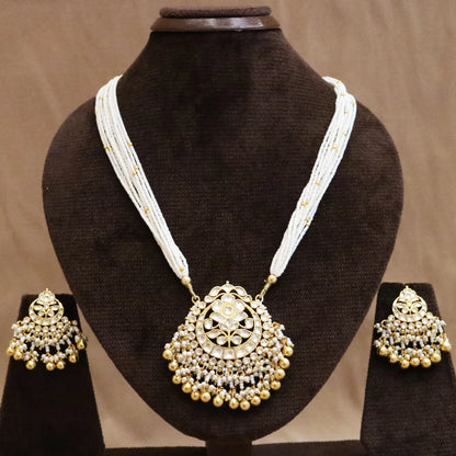 Surya Leher Jadau Necklace Set
