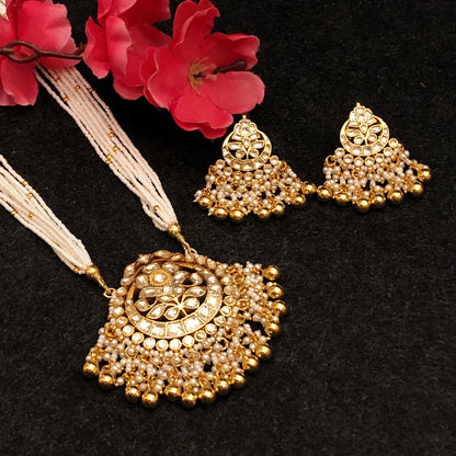 Surya Leher Jadau Necklace Set