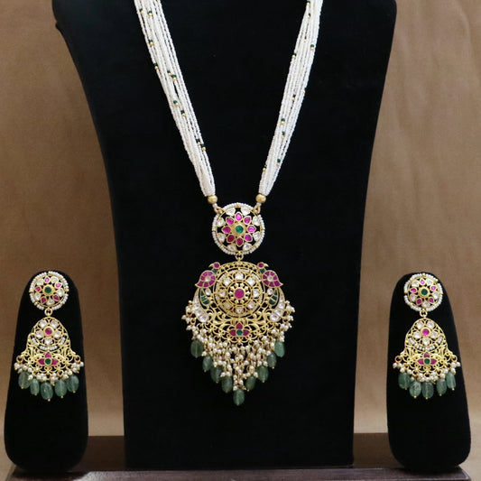 Rangrez Ruhani Jadau Necklace Set