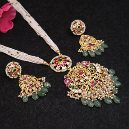 Rangrez Ruhani Jadau Necklace Set