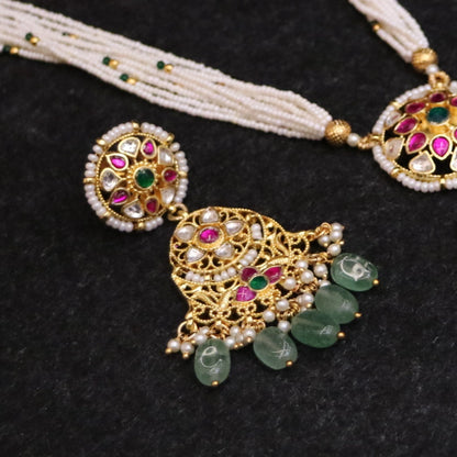 Rangrez Ruhani Jadau Necklace Set