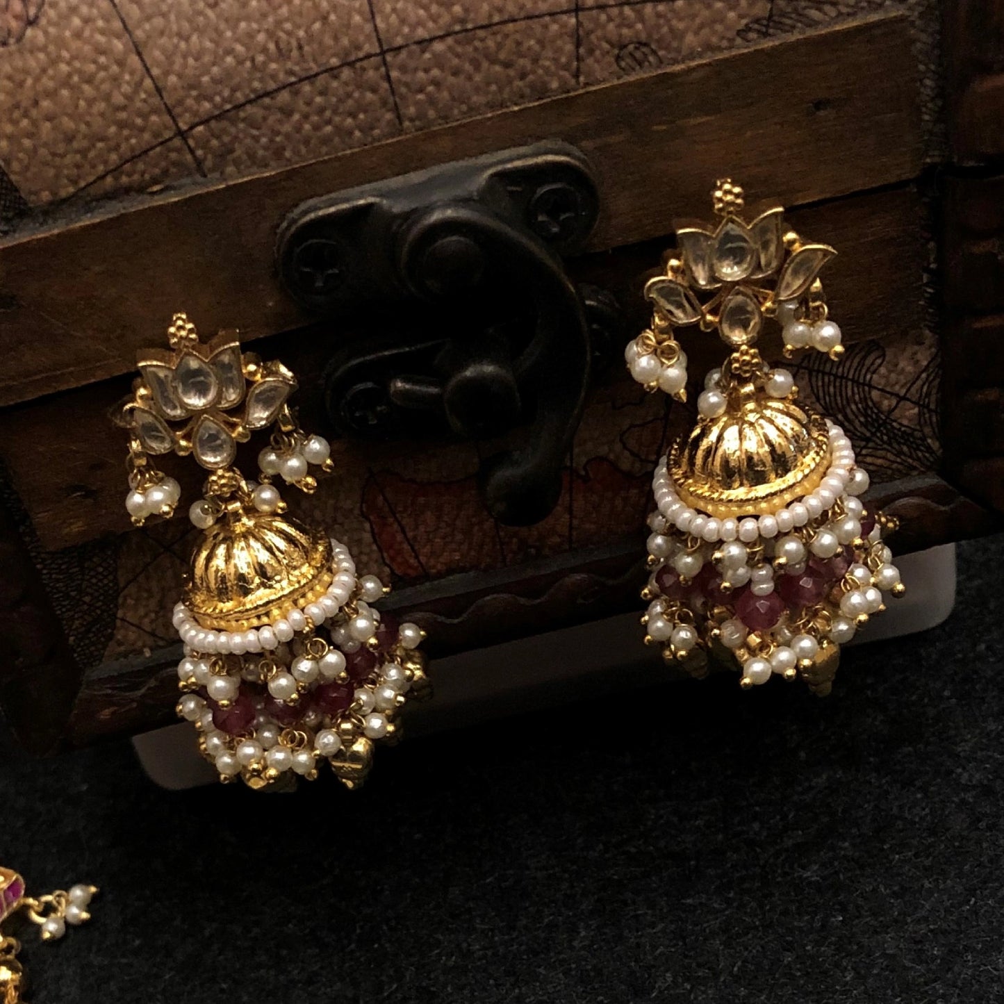 Mayur Gulaab Jadau Necklace Set