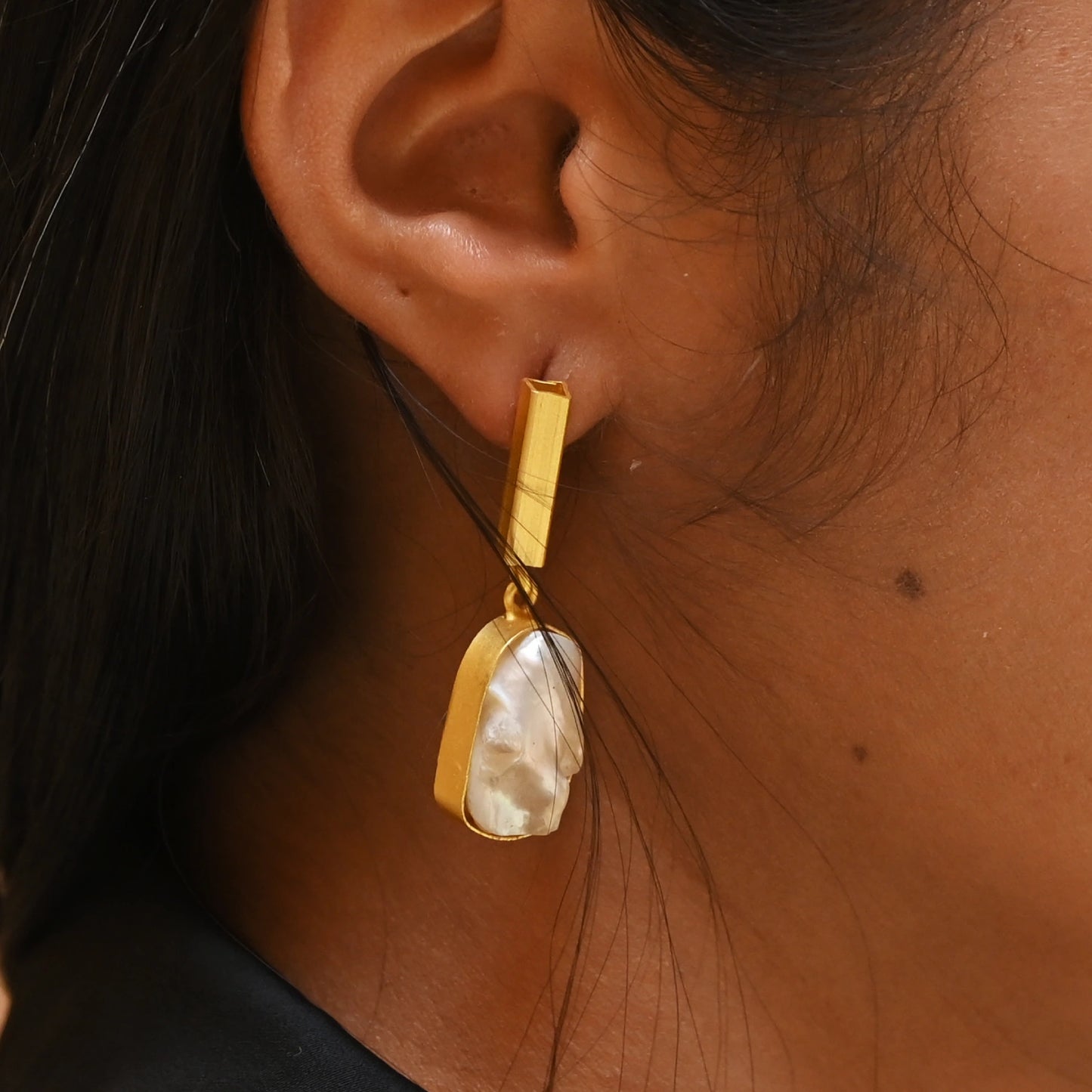 Baroque Pearl Drop Earrings