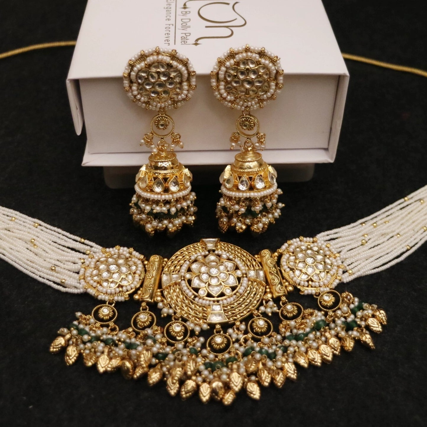 Chandrika Mehraab Jadau Necklace Set