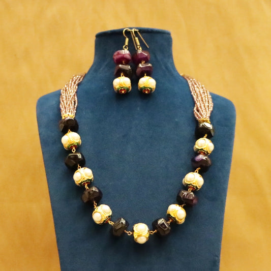 Royal Fusion Beaded Necklace Set
