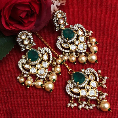 Opulent Polki Bridal Necklace Set