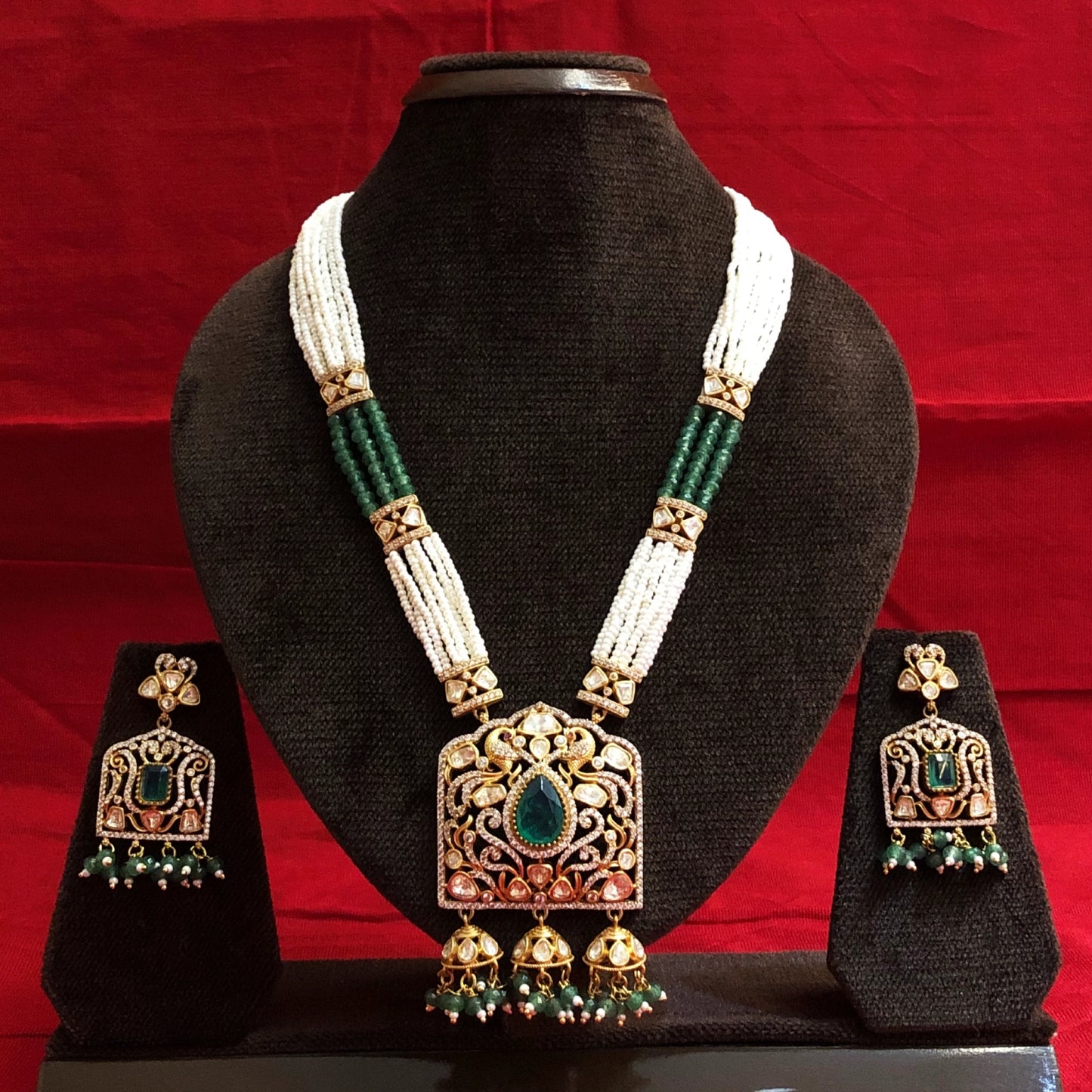 Royal Polki Bridal Necklace Set