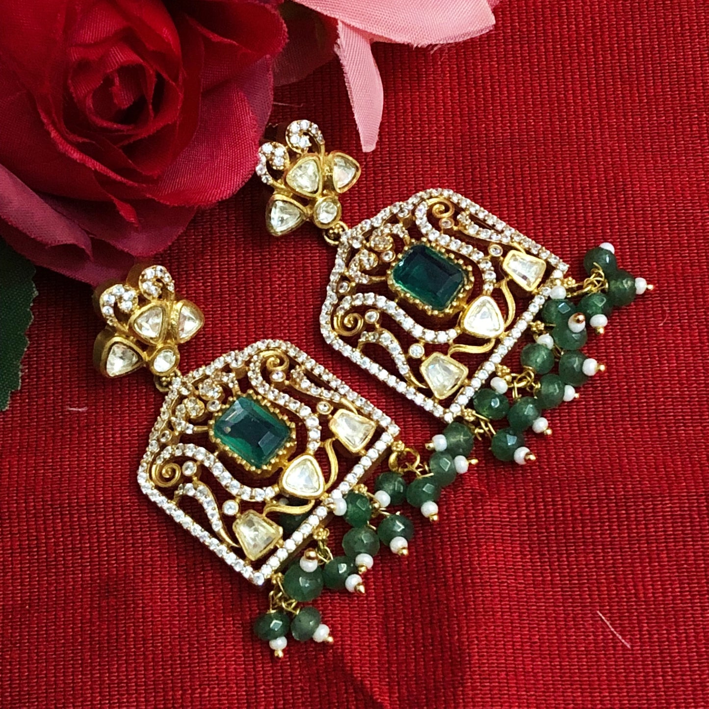 Royal Polki Bridal Necklace Set