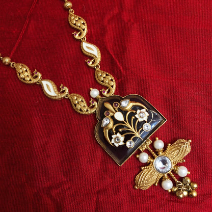 Regal Polki Heritage Necklace Set