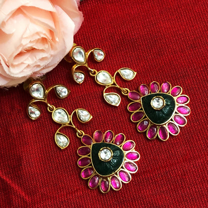 Luxurious Polki Bridal Necklace Set