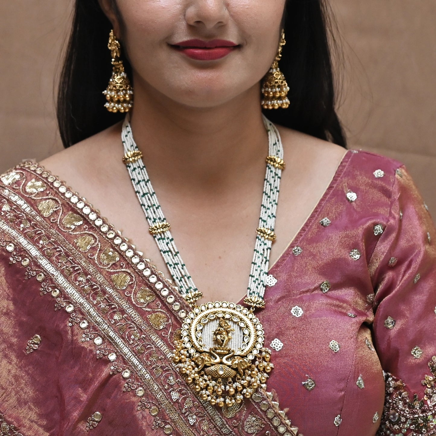 Divine Temple Heritage Necklace Set