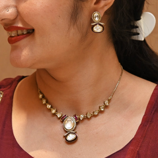 Timeless Polki Heritage Necklace Set