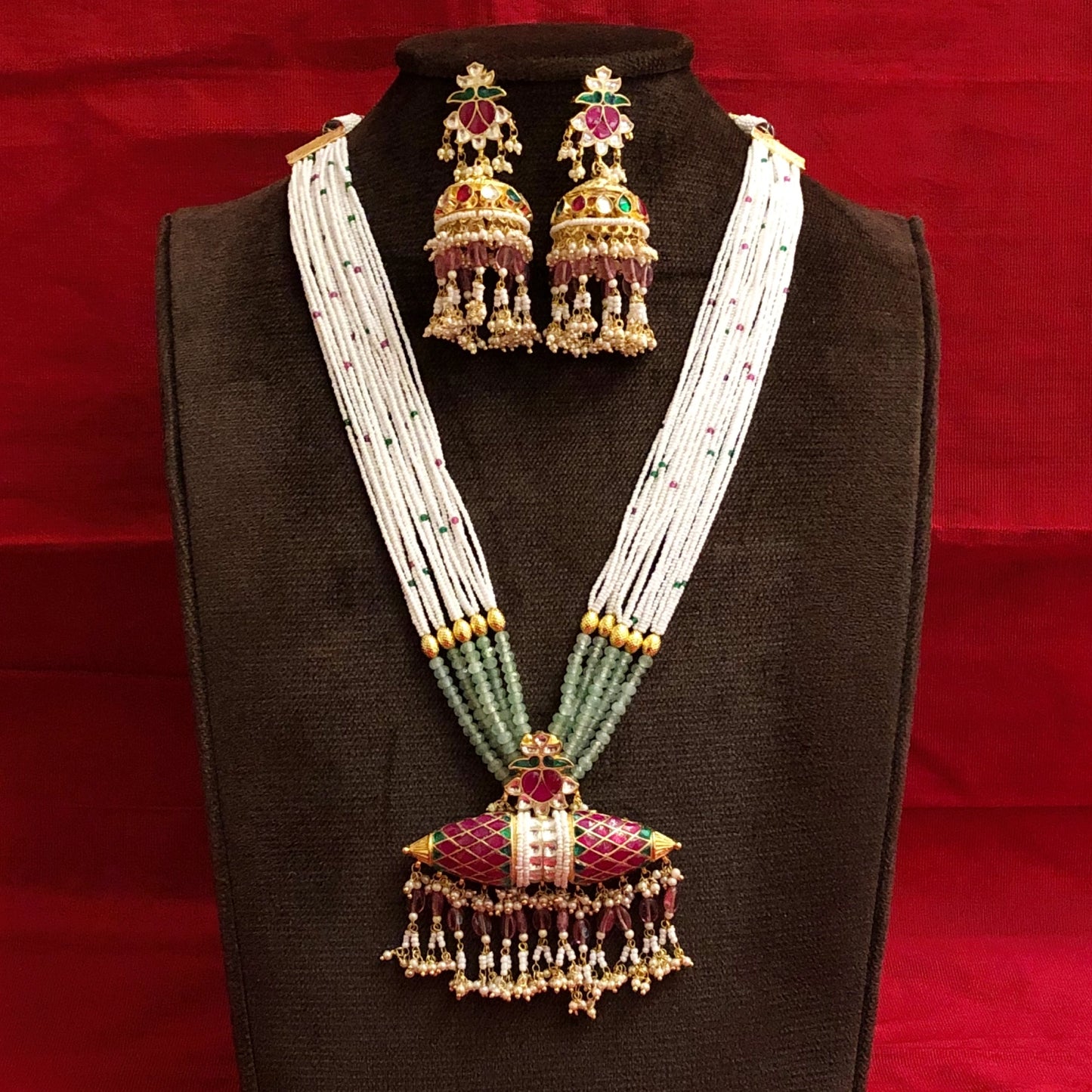 Royal Jadau Bandha Necklace Set
