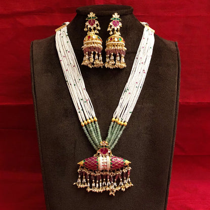 Royal Jadau Bandha Necklace Set