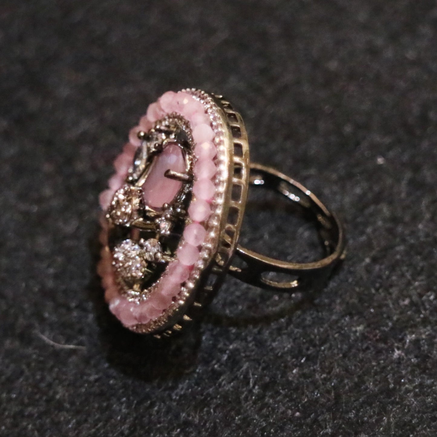 Lorraine Efune Pink Stone Ring