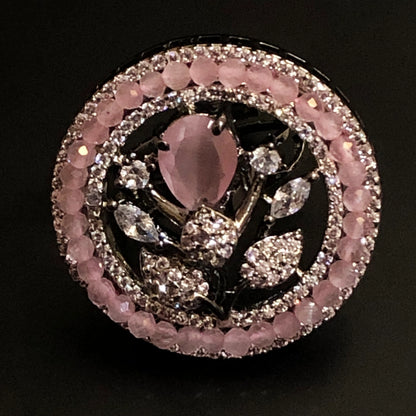 Lorraine Efune Pink Stone Ring